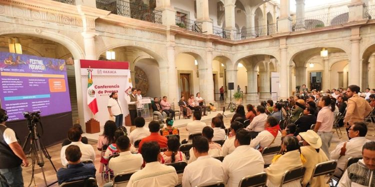 Recupera Salomón Jara el Festival Primavera Rodolfo Morales, que exalta el arte y la cultura oaxaqueña