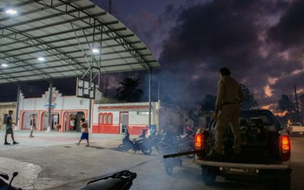 Refuerza Gobierno del Estado acciones contra mosquitos en la franja costera durante periodo vacacional