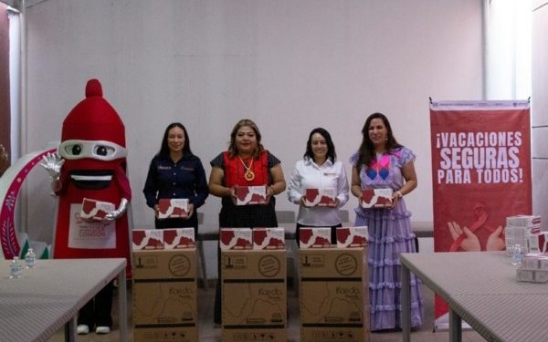 Ministra Coesida 100 mil condones a 50 establecimientos de Oaxaca de Juárez por periodo vacacional