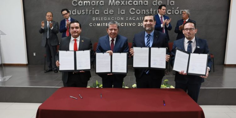 Fortalece Gobernador David Monreal coordinación con CMIC para detonar el desarrollo de Zacatecas