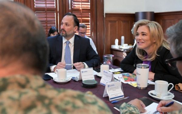 Maru Campos encabeza Sesión de la Mesa de Seguridad en Palacio de Gobierno