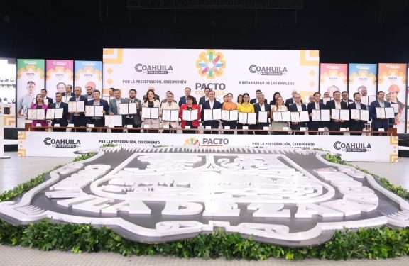 Con el Pacto Coahuila blindamos la estabilidad laboral de nuestro estado: Manolo
