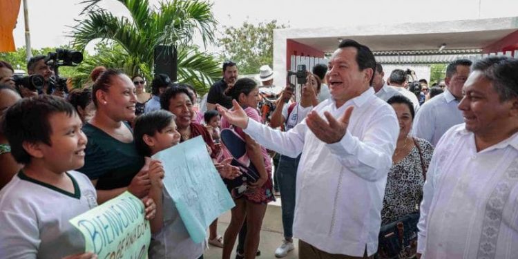 GOBIERNO DEL ESTADO CONSTRUYE LA NUEVA ESCUELA SECUNDARIA FEDERAL NÚMERO 17 «ROGER HERVÉ AGUILAR SALAZAR» EN KANASÍN