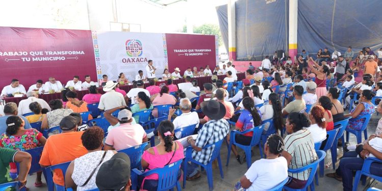 Impulsa Gobierno de Oaxaca la transformación de Santa María Cortijo