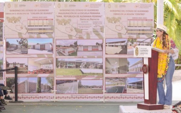 Inaugura Evelyn Salgado nueva infraestructura educativa en Chilapa con inversión de 3.3 MDP