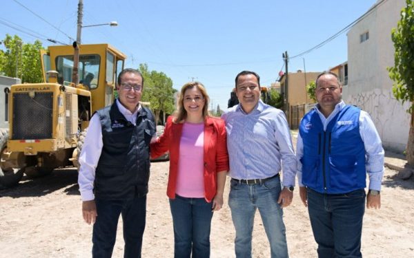 Maru Campos impulsa desarrollo en Delicias con obras de infraestructura hidráulica