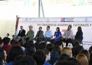 Participan más de 400 estudiantes de preparatoria en Convivencias Académicas, Culturales y Cívicas