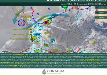Se prevén tormentas vespertinas en gran parte de Oaxaca por ingreso de humedad