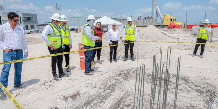 Supervisa SEDENER construcción de la Subestación Eléctrica Santander Banco I en Reynosa