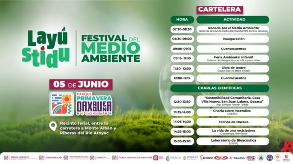 Promueve Primavera Oaxaqueña cuidado del medio ambiente con Festival Layú Stidu