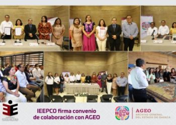 IEEPCO firma convenio de colaboración con AGEO