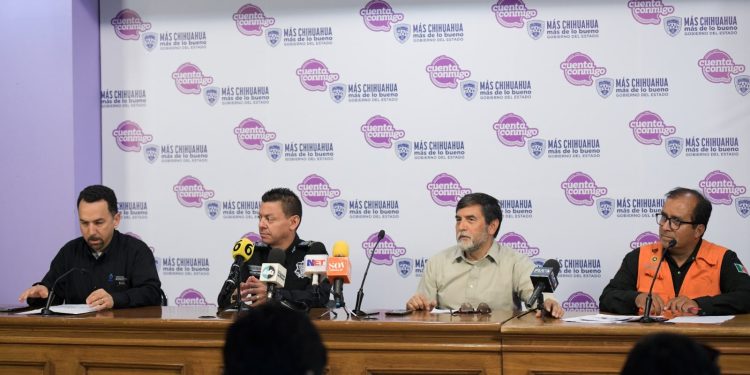 Alertan autoridades estatales por temporal lluvioso sobre territorio chihuahuense para este fin de semana