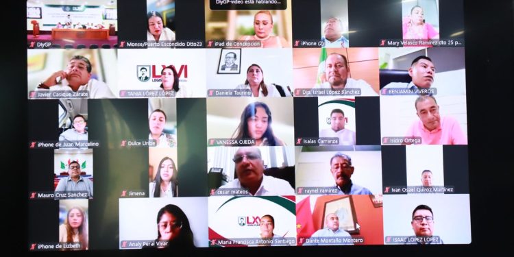 Avala Congreso del Estado la integración del Consejo Municipal en Santiago Atitlán, Mixe