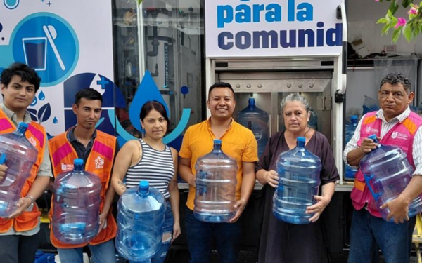 Entregan Igualdad e Inclusión en alianza con Arca Continental 84 mil litros de agua