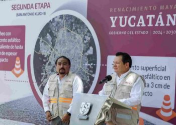 Gobierno del Estado mejora calles en el sur de Mérida