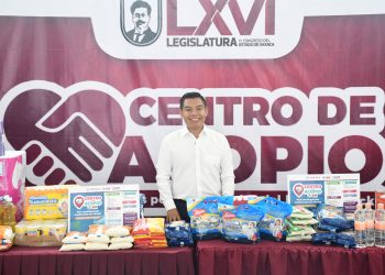 Habilita Congreso del Estado centro de acopio para la población afectada por huracán “Erick”