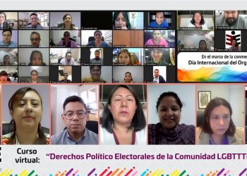 IEEPCO realiza curso virtual «Derechos Políticos Electorales de la Comunidad LGBTTTIQ+»