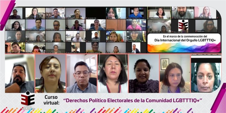 IEEPCO realiza curso virtual «Derechos Políticos Electorales de la Comunidad LGBTTTIQ+»