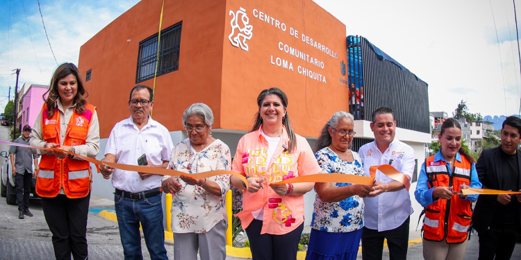 Inaugura Martha Herrera obras de remodelación y ampliación del Centro Comunitario Loma Chiquita
