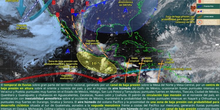 Persistirán las lluvias en gran parte de Oaxaca este martes