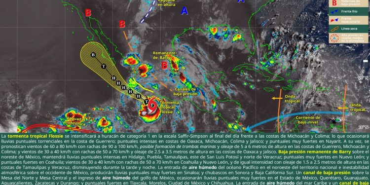 Persistirán lluvias fuertes y condiciones inestables en gran parte de Oaxaca
