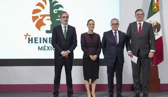 Plan México: Anuncia Heineken inversión de 2 mil 750 mdd en Yucatán y AMPIP destina 626 mdd para el desarrollo de 13 parques industriales