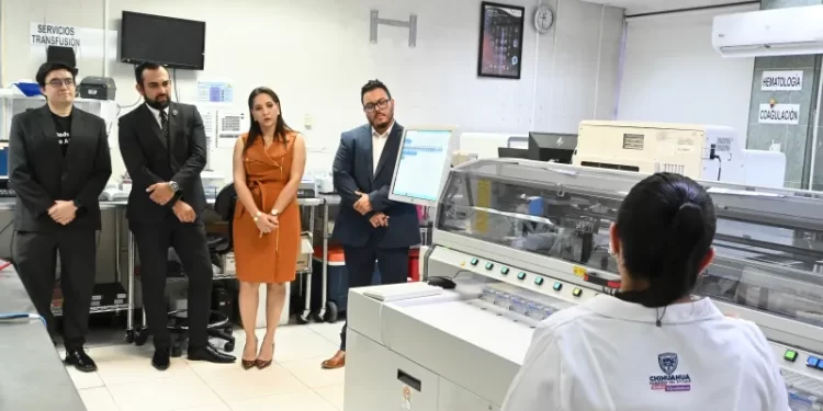 Ponen en marcha nuevo equipo de laboratorio con tecnología alemana para mejorar diagnósticos en el Hospital General de Chihuahua