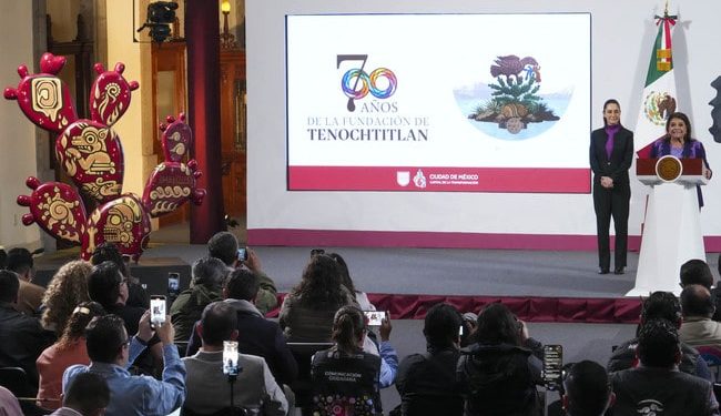 Presidenta y Jefa de Gobierno, presentan celebración “México Tenochtitlan, Siete Siglos de legado de grandeza”; será todo el mes de julio