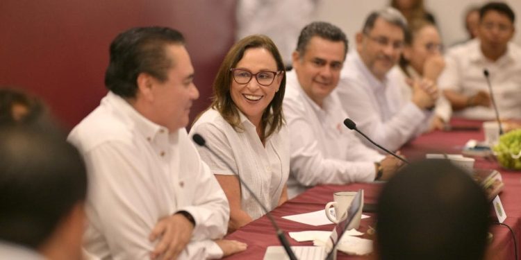Rocío Nahle acelera obras en el sur de Veracruz con una inversión de mil mdp y asegura la generación de empleos