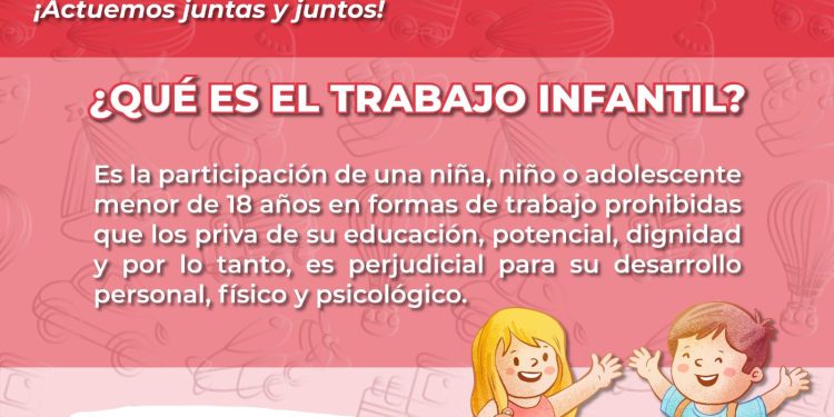 Se suma Gobierno de Zacatecas a la conmemoración del Día Mundial contra el Trabajo Infantil