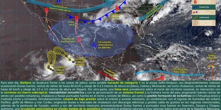 Continuarán lluvias de intensidad variable en la mayor parte de Oaxaca