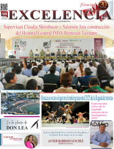 Supervisan construción del Hospital General Bienestar IMSS Tuxtepec