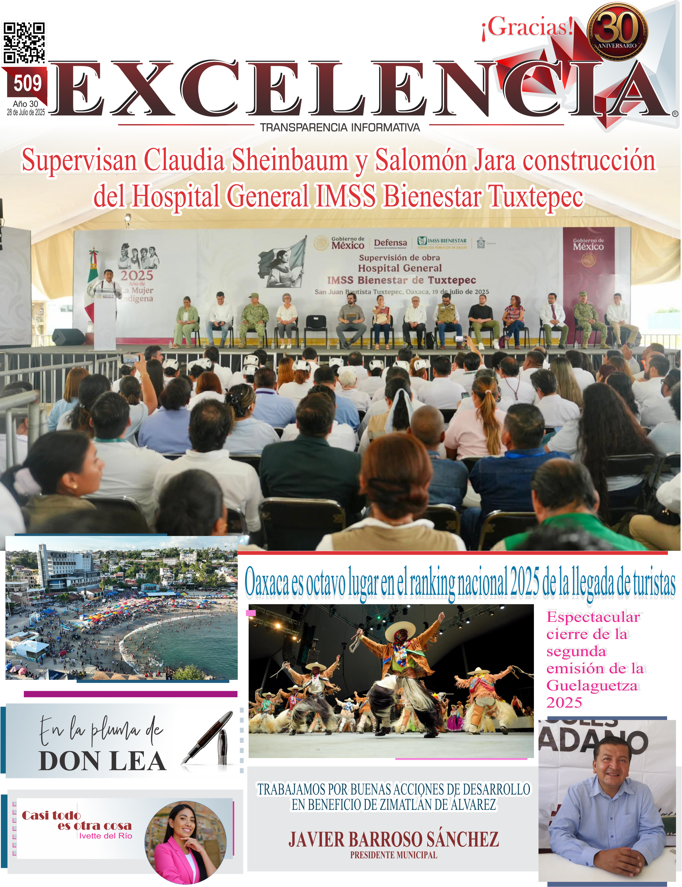 Supervisan construción del Hospital General Bienestar IMSS Tuxtepec