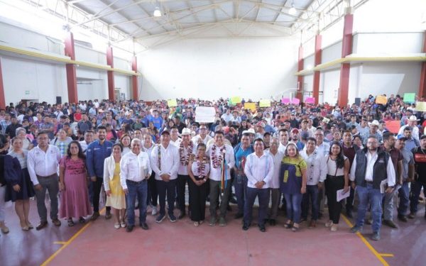 Miahuatlán de Porfirio Díaz florece con obras de infraestructura de la Primavera Oaxaqueña que encabeza Salomón Jara