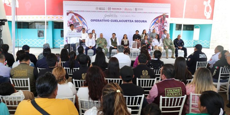Arranca Salomón Jara operativo Guelaguetza Segura 2025 para garantizar festividad tranquila y alegre
