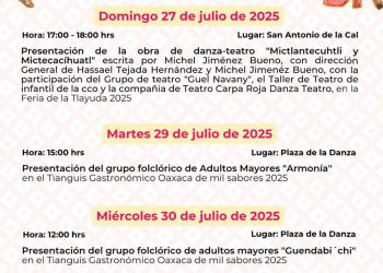 Con teatro, danza y música; Casa de la Cultura promueve la diversidad de Oaxaca en la Guelaguetza 2025