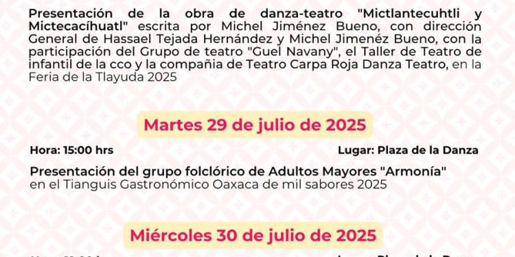 Con teatro, danza y música; Casa de la Cultura promueve la diversidad de Oaxaca en la Guelaguetza 2025