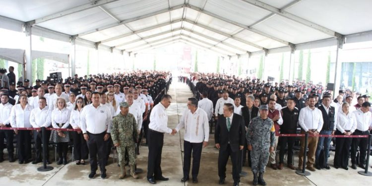 Gobernador Américo Villarreal toma protesta al nuevo secretario de Seguridad Pública de Tamaulipas