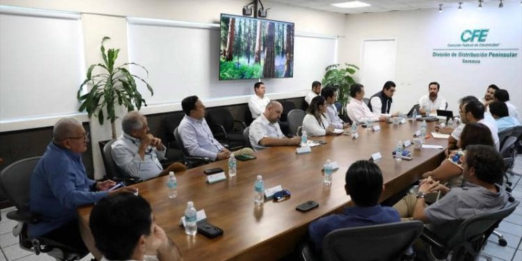Gobierno de Yucatán y CFE inician mesas de trabajo en materia energética