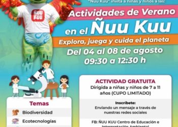 Invitan a la niñez a las Actividades de Verano en el Centro de Educación e Interpretación Ambiental