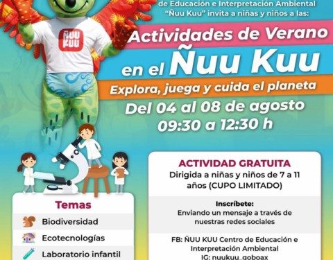 Invitan a la niñez a las Actividades de Verano en el Centro de Educación e Interpretación Ambiental