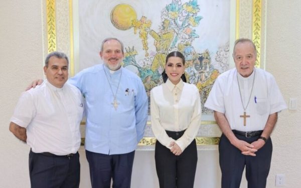 La gobernadora Evelyn Salgado Pineda sostuvo un encuentro con autoridades eclesiásticas de Guerrero