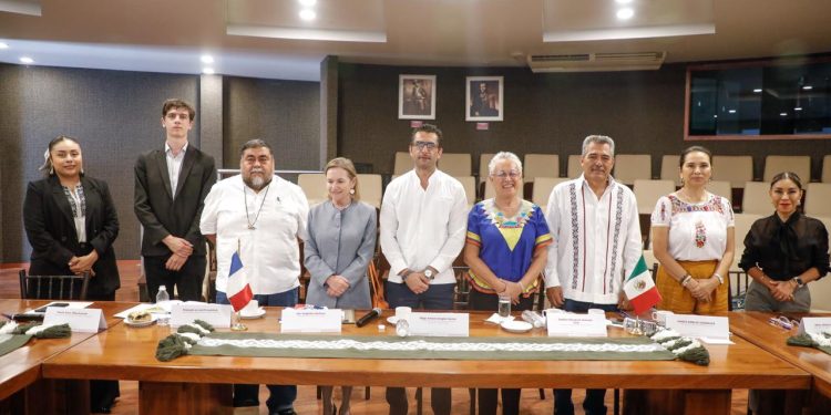 Oaxaca fortalece lazos de cooperación con Francia en desarrollo económico y atracción de inversiones