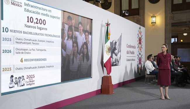 Presidenta Claudia Sheinbaum presenta el Plan Integral para la Zona Oriente del Estado de México