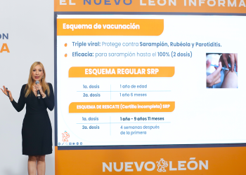 Refuerza Salud campaña contra el sarampión y llama a vacunarse