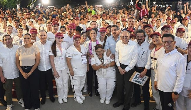 Salud Casa por Casa es territorio, prevención, atención temprana, y mucho amor a la patria: Presidenta en Ciudad Obregón, Sonora