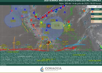 Se prevén lluvias y tormentas puntuales en Oaxaca para este lunes