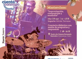 Arranca “Norte Sonoro” con masterclass del músico chihuahuense Adrián Terrazas-González