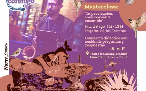 Arranca “Norte Sonoro” con masterclass del músico chihuahuense Adrián Terrazas-González