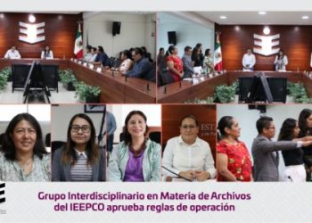 Grupo Interdisciplinario en Materia de Archivos del IEEPCO aprueba reglas de operación